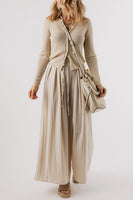 Tied Wide Leg Pants