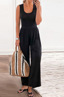 Full Size Scoop Neck Wide Strap Jumpsuit