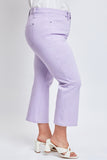 YMI Jeanswear Full Size Mid-Rise Hyperstretch Cropped Straight Jeans