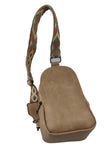 Sling bag | Adjustable Strap PU Leather Sling Bag