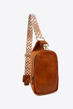 Sling bag | Adjustable Strap PU Leather Sling Bag