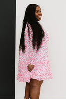 Skies Are Blue Spring Forward Floral Tiered Dress