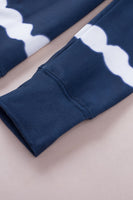Striped Long Sleeve Top and Joggers Lounge Set