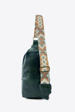 Sling bag | Adjustable Strap PU Leather Sling Bag