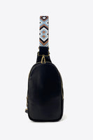 Sling bag | Adjustable Strap PU Leather Sling Bag