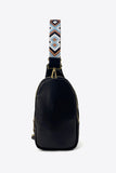 Sling bag | Adjustable Strap PU Leather Sling Bag