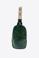 Sling bag | Adjustable Strap PU Leather Sling Bag