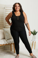 YMI Jeanswear Kate Hyper-Stretch Mid-Rise Skinny Jeans in Black