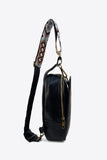 Sling bag | Adjustable Strap PU Leather Sling Bag