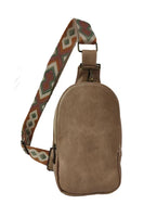 Sling bag | Adjustable Strap PU Leather Sling Bag